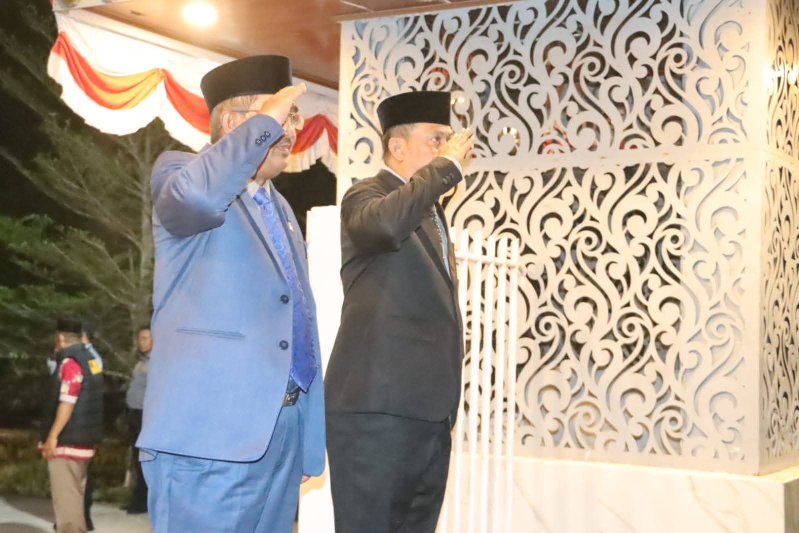 Bentuk Hormat Atas Jasa Para Pahlawan, Bupat Ikuti Upacara Kehormatan dan Renungan Suci