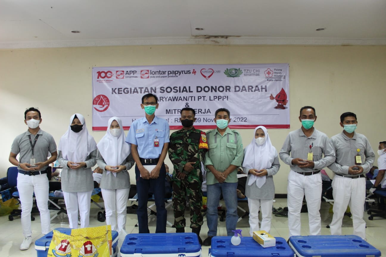 PT Lontar Papyrus Pulp & Paper Industry Kembali Laksanakan Kegiatan Donor Darah untuk Memperingati 100 Tahun Eka Tjipta Widjaja 