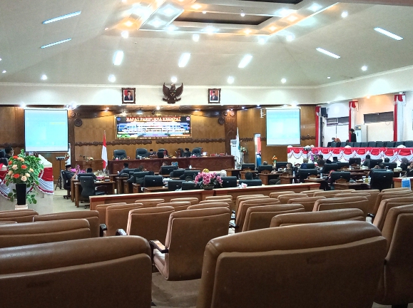 Bupati dan Wabub Tidak Hadir, Rapat Paripurna Terakhir Raperda APBD Tanjabbar 2021 Molor Bupati dan Wabub Tidak Hadir, Rapat Paripurna Terakhir Raperda APBD Tanjabbar 2021 Molor